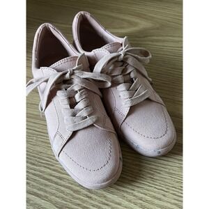 womens sneakers size 6.5 coral Creme Flecked rubber Teasure & Bond Monroe Fab BN